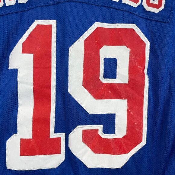 Reebok NHL Rangers Jersey Women Small Blue Lace-Up Richards #19 Licensed Casual - Picture 8 of 12